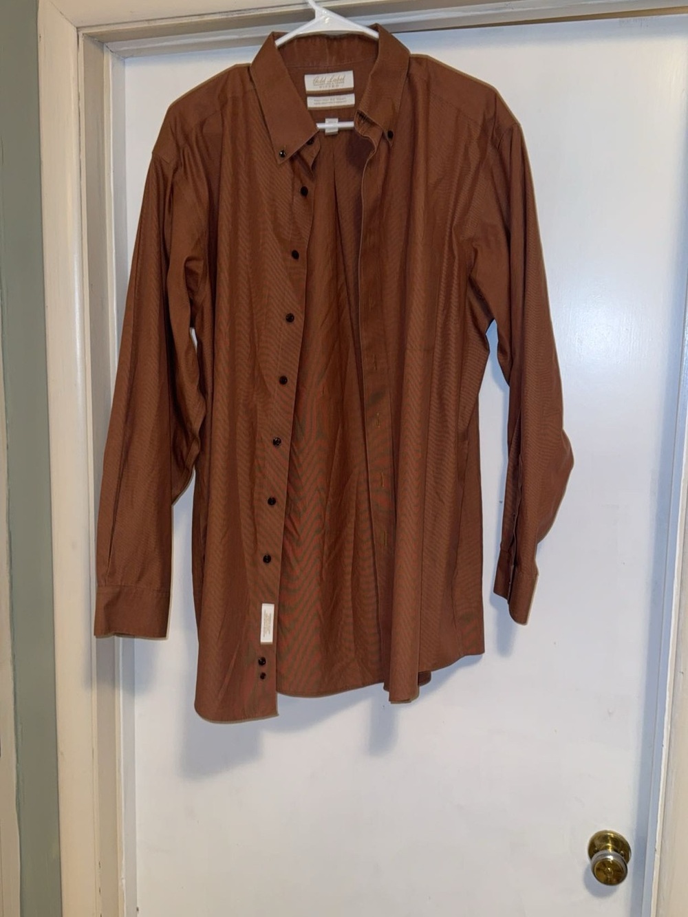 Gold Label Roundtree & York Men’s 16.5 34 Brown - Picture 3 of 5
